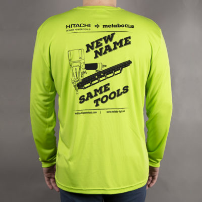 Metabo HPT Name Change Long Sleeve Performance Tee