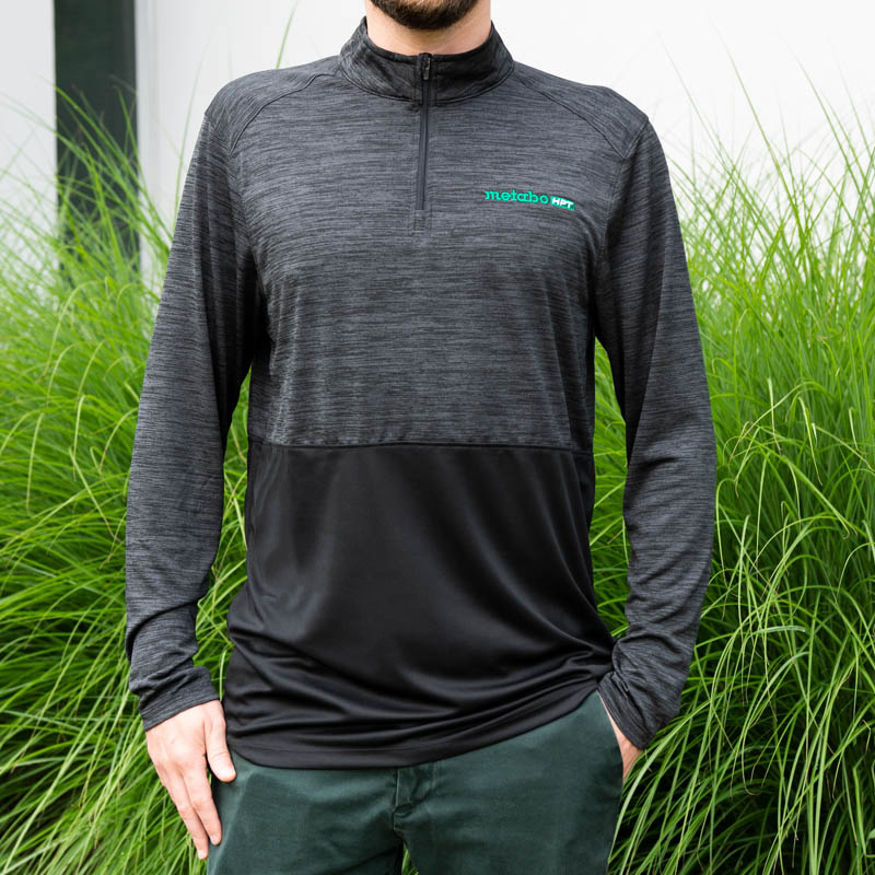 Augusta Shadow Tonal Heather 1/4 zip - Image 2