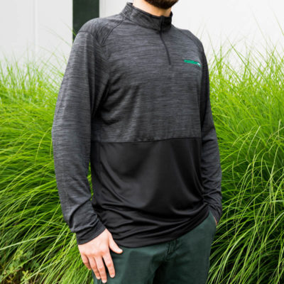 Augusta Shadow Tonal Heather 1/4 zip