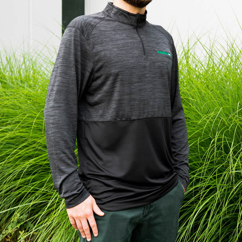 Augusta Shadow Tonal Heather 1/4 zip