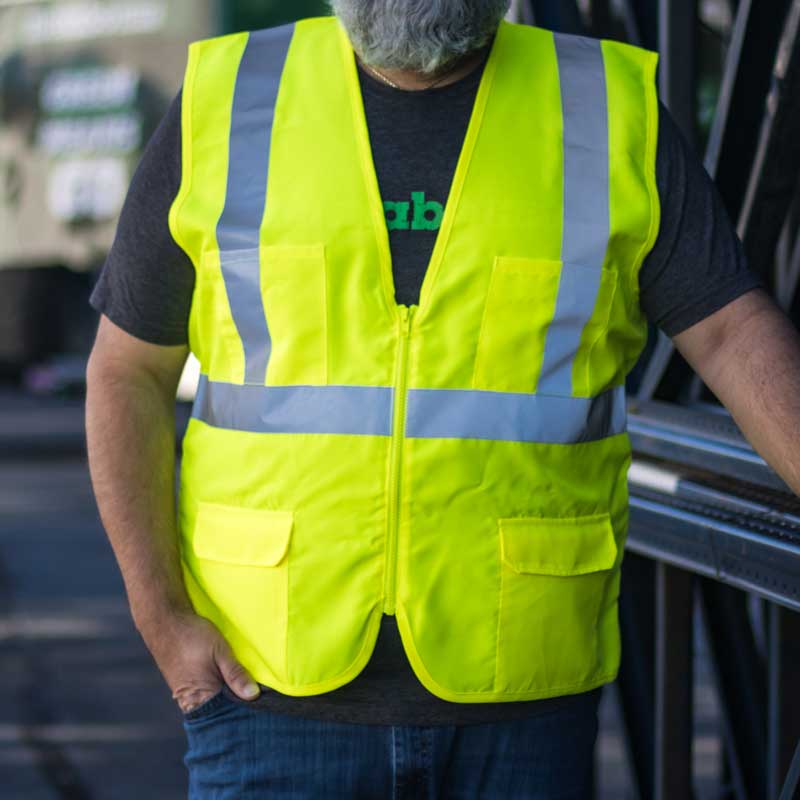 ANSI 107 Class 2 Mesh Back Safety Vest - Image 6