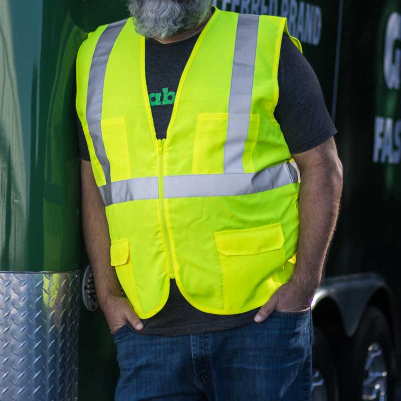 ANSI 107 Class 2 Mesh Back Safety Vest - Image 3