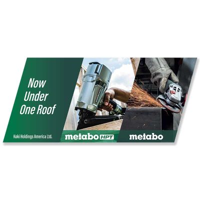 Metabo "Now Under One Roof" Banner